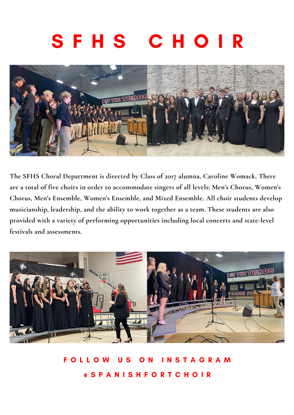 Choir Website Information